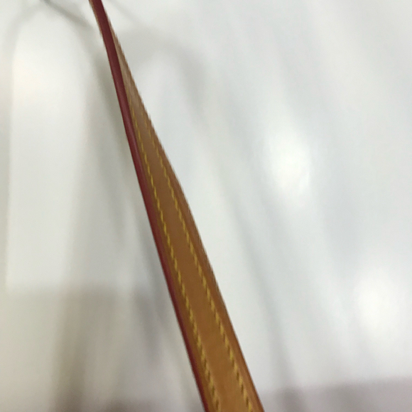 Dooney and Bourke Red with Blue Polka Large Shopper Dot Tote & Dustbag EUC - Picture 7 of 12